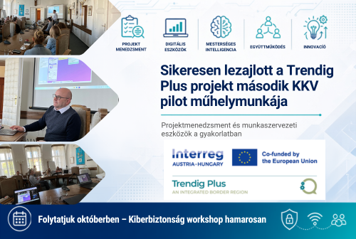 Sikeresen lezajlott a Trendig Plus projekt második KKV pilot műhelymunkája